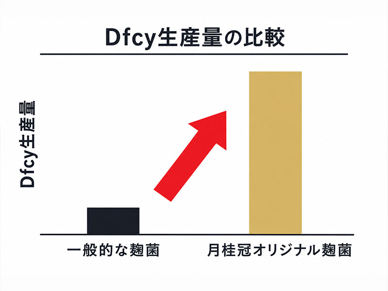 Dfcy生産量比較グラフ