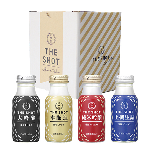 THE SHOT<br>飲み比べセット 180mL × 4本