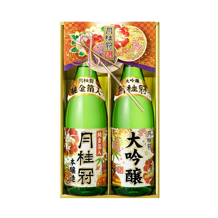 大吟醸・本醸造純金箔入セット 1.8L×2本