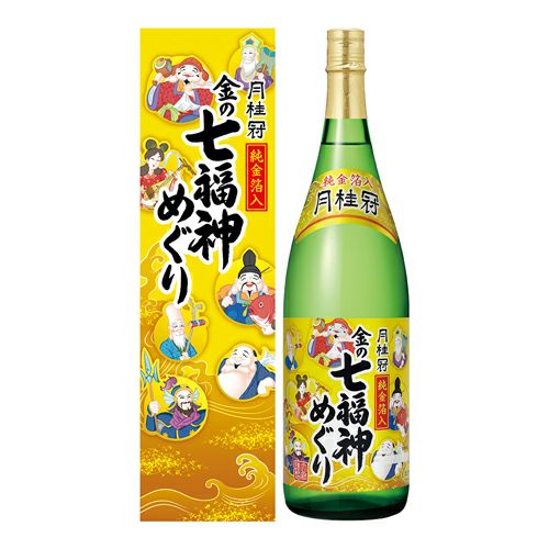 Ballantine’s12, SUNTRY XO 金の七福神めぐり 金の 七福神 めぐり 1.8L 1本 ケース入 金箔 | 京都の日本酒 通販