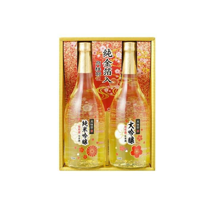月桂冠 大吟醸 純米吟醸 純 金箔 入 セット 720mL 2本期間・数量限定