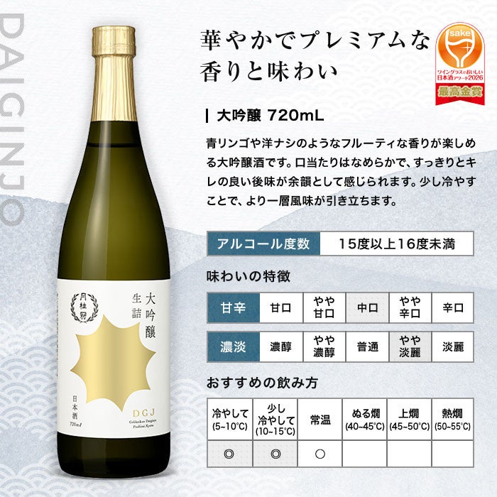 特別な日本酒セット 2019年・2020年空き瓶 EC限定】金賞受賞酒 飲み比べセット720mL × 2本 | 京都の日本酒 通販